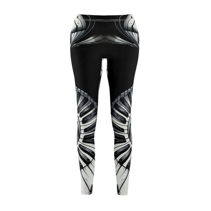 Piano-Themed Women's Leggings for Musicians, Perfect for Yoga, Dance, or Casual Wear | Unique Gift Idea, Stylish Activewear, Music
