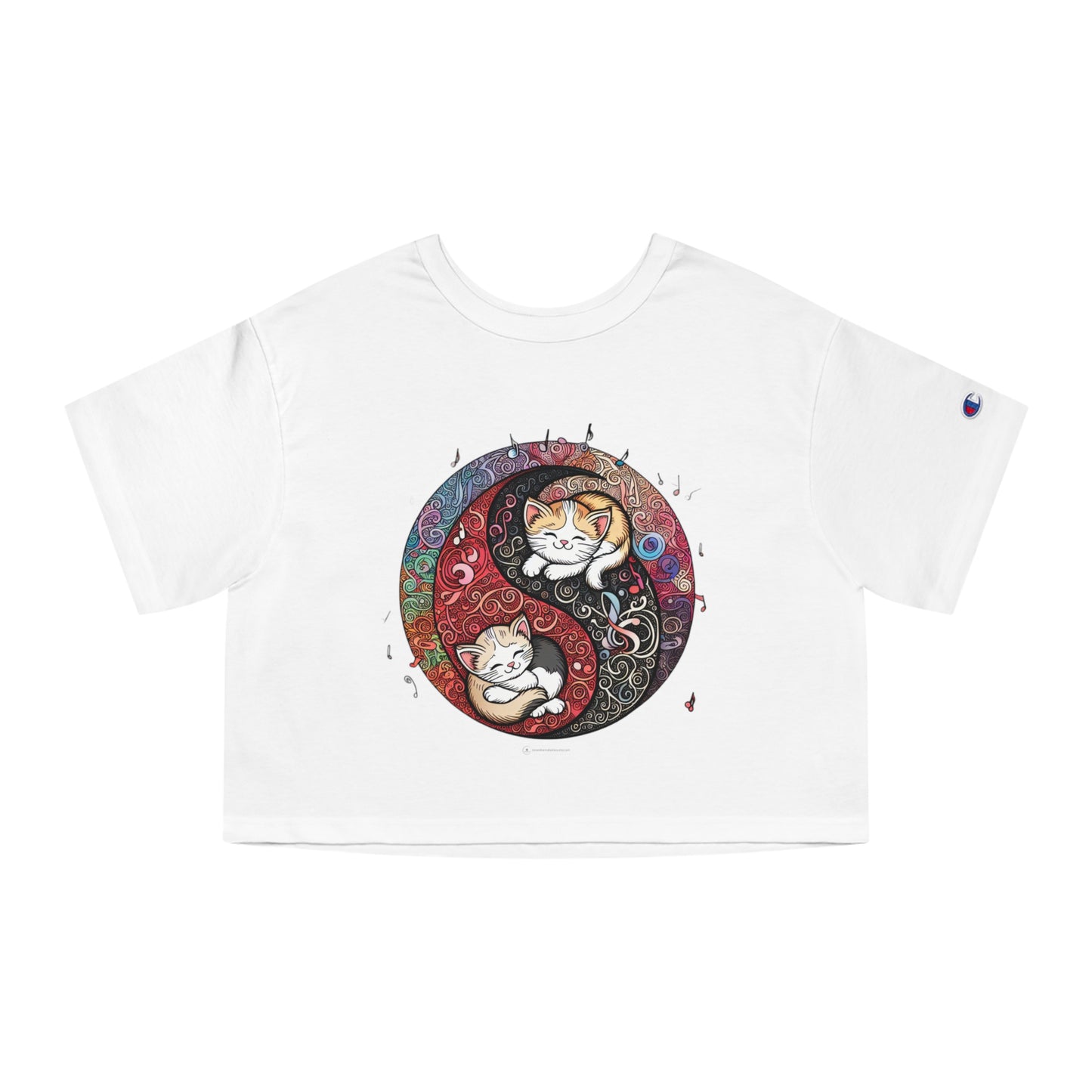 Yin Yang Tee Women Cat and Pet Animal Lover Shirt | Cool Designed Cat Themed Spiritual Yin Yang T-Shirt Outfit Gift for Her