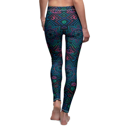 Bohemian Spirit Leggings - Boho Mandala Print Yoga Pants | High Waisted Women's Activewear