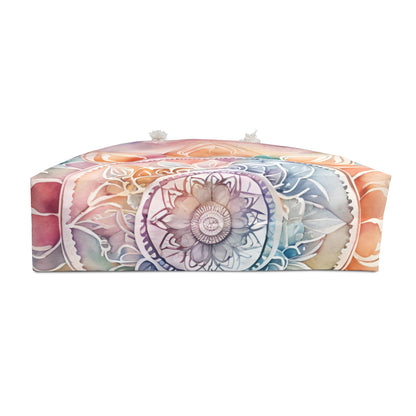 Bohemian Weekender Bag, Colorful Travel Tote, Yoga Retreat Essential, Beach Getaway Bag, Floral Print Overnight Bag, Women's Luggage