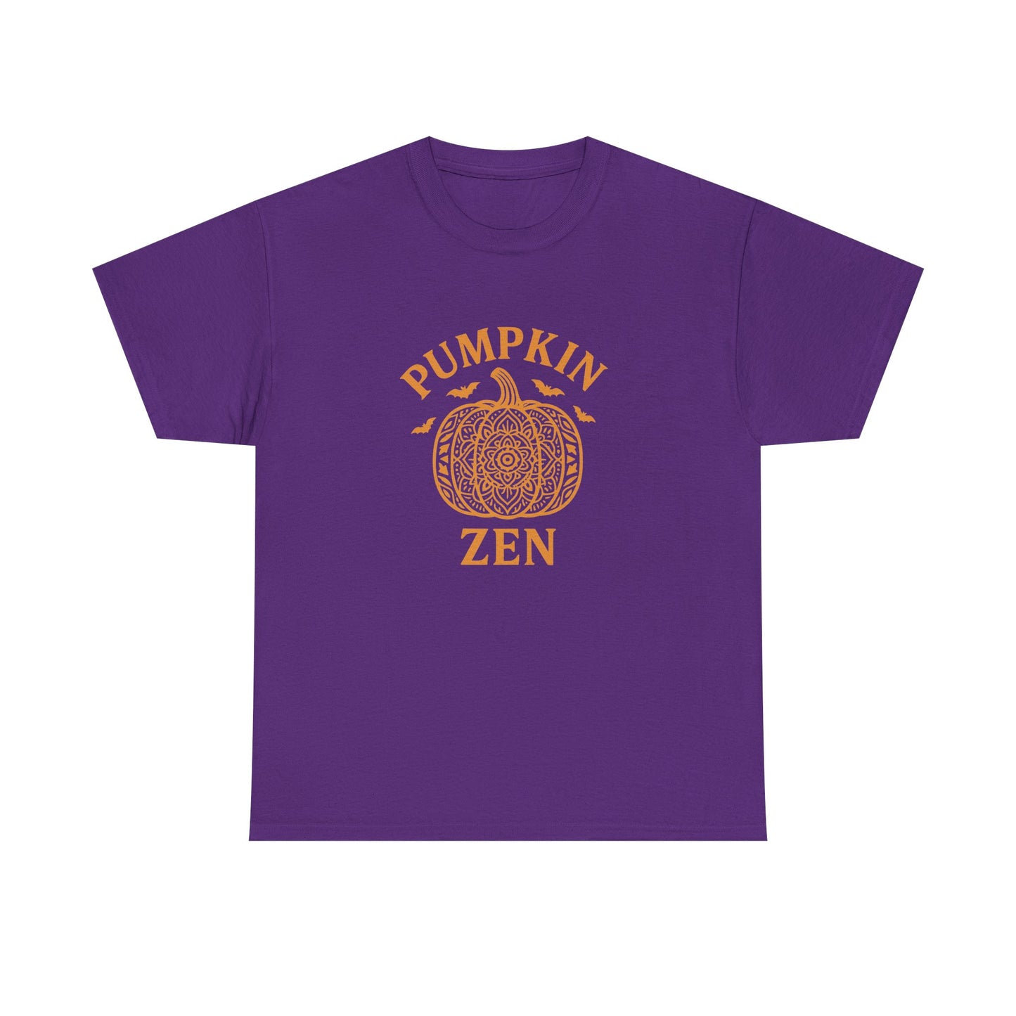 Pumpkin Zen Unisex Tee - Fall Halloween Meditation Shirt | Relaxing Autumn Graphic Tee