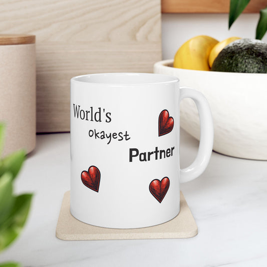 Valentine's Day Ceramic Gift Mug - Perfect Romantic Gift

