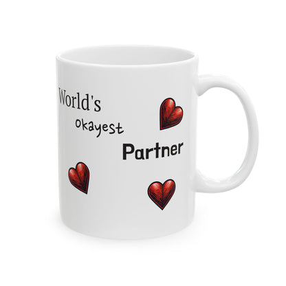 Valentines Day Ceramic Gift Mug, (11oz, 15oz) | Perfect Gift for Valentine's Day