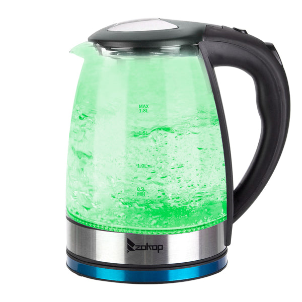 American Standard Electric Kettle 120V, 1200W With Filter Screen And Inner Steel Cover