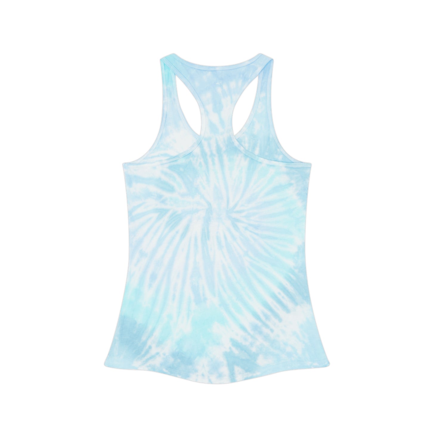 Bohemian Tie Dye Racerback Tank Top, Yoga Top, Spiritual Gifts, Summer Fashion, Festival Wear, Casual Wear, 'Ommm... Merica' Tee