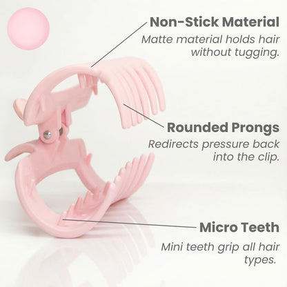 Mello CloudGrip™ Soft Silicone Hair Claw – Pain-Free Hold Without Breakage