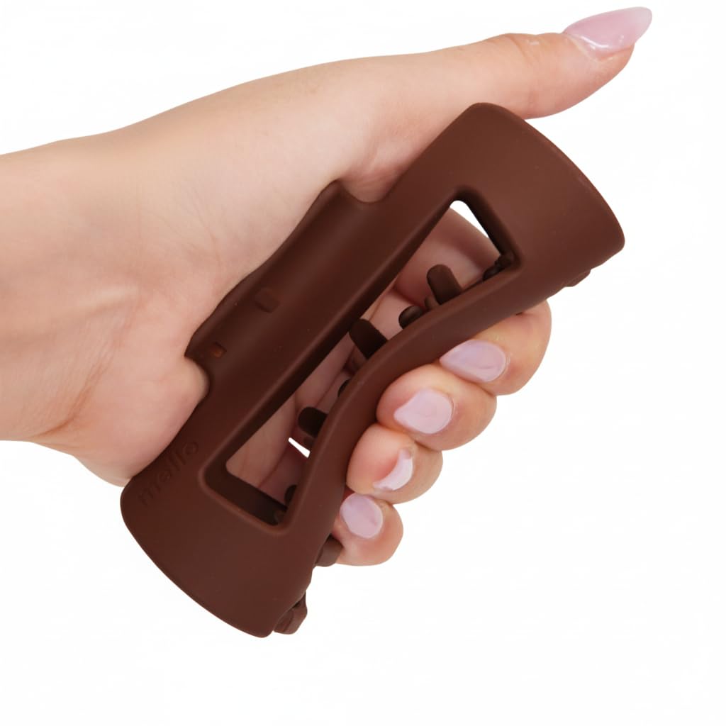 Mello CloudGrip™ Soft Silicone Hair Claw – Pain-Free Hold Without Breakage