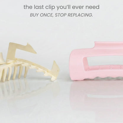 Mello CloudGrip™ Soft Silicone Hair Claw – Pain-Free Hold Without Breakage