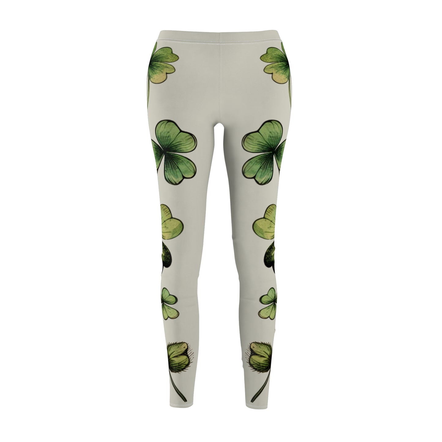 Shamrock Print Leggings for Women, St. Patrick's Day, Casual Wear, Yoga Pants, Gift for Her