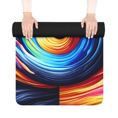 Yoga Workout Meditation Pilates Rubber Mat | Workout Exercise and Gym Accessories Unique Yoga Meditation Fitness Mat for Gift