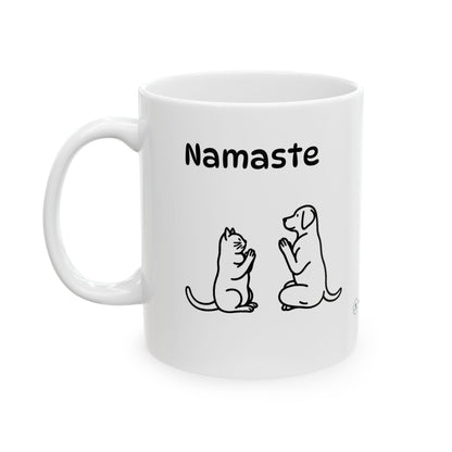 Pet Lovers Ceramic Mug, Cute Dog and Cat Designs, Dog lovers Mug, Funny Pet Owner Gift, 11oz/15oz Coffee Cup, gift for her