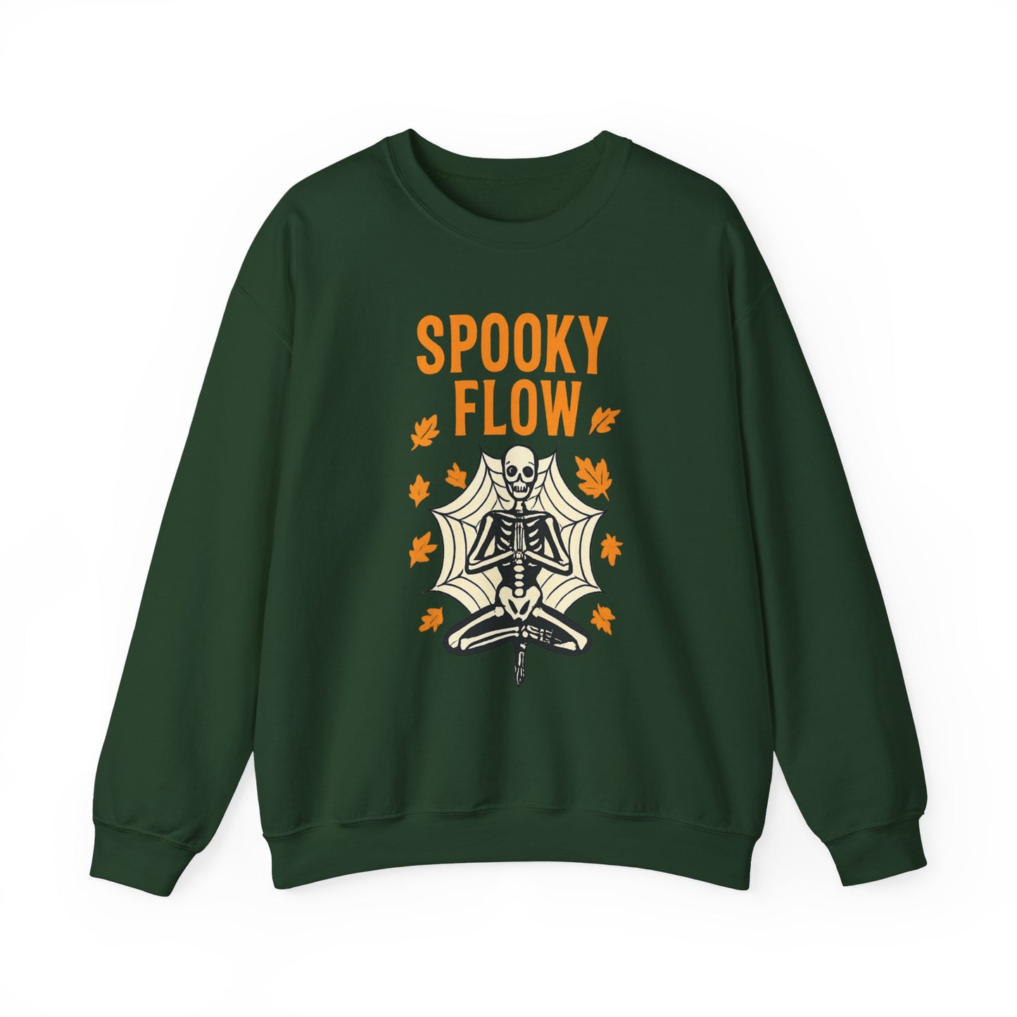 Spooky Flow Halloween Sweatshirt - Cozy Fall Pullover | Unisex Haunted Autumn Crewneck