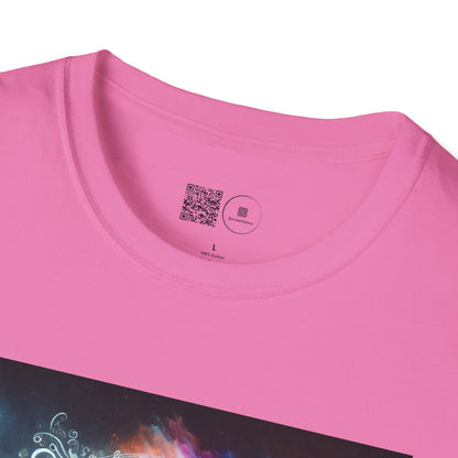 Cosmic Yin Yang T-Shirt - Vibrant Unisex Tee, Spiritual Gift, Music lover Gift, Astrology Fashion, Retro Style Shirt, Trendy Tee