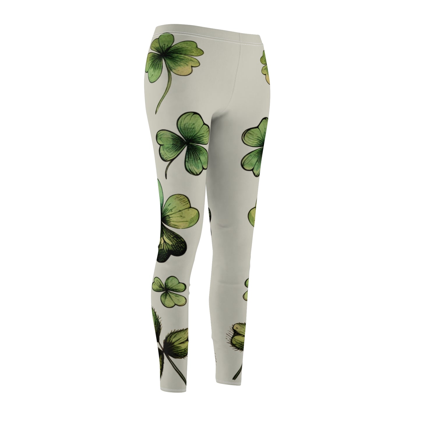 Shamrock Print Leggings for Women, St. Patrick's Day, Casual Wear, Yoga Pants, Gift for Her