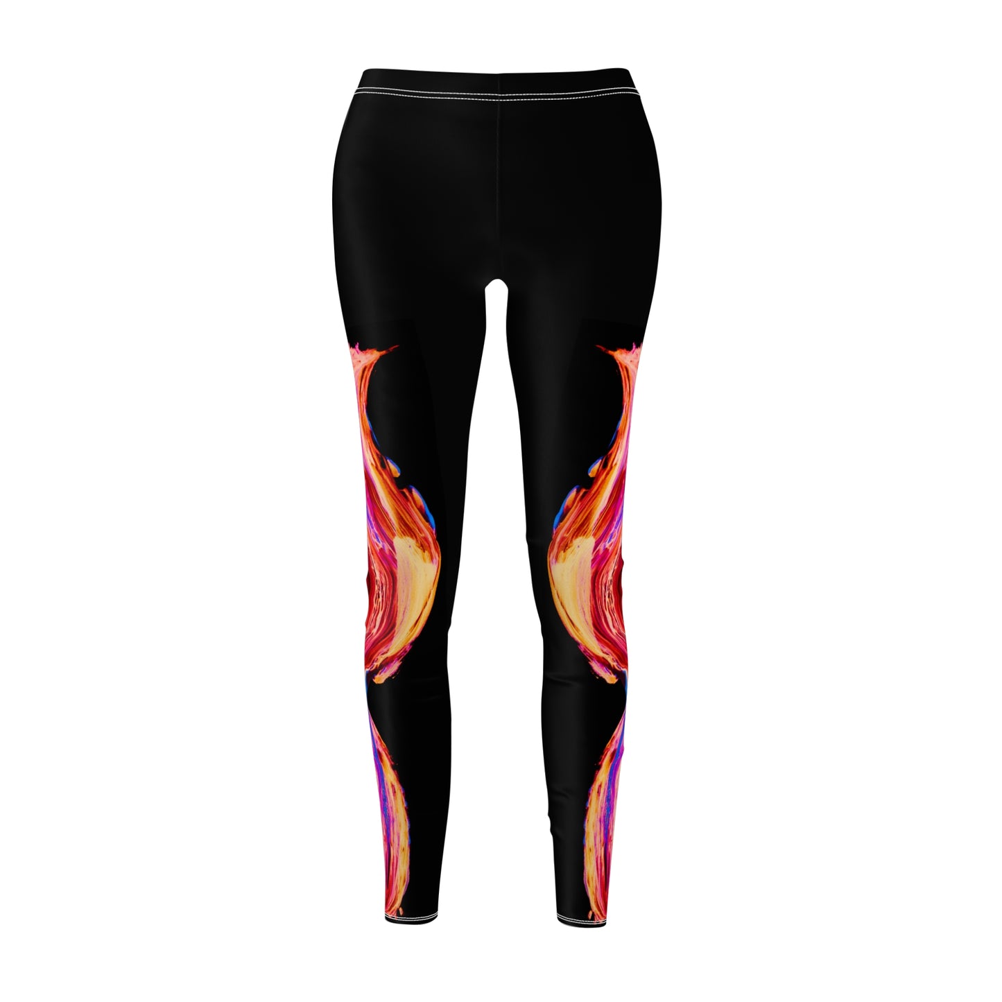 Vibrant Abstract Leggings for Women, Stylish Activewear, Comfortable Yoga Pants, Fitness Fashion, Dance Apparel