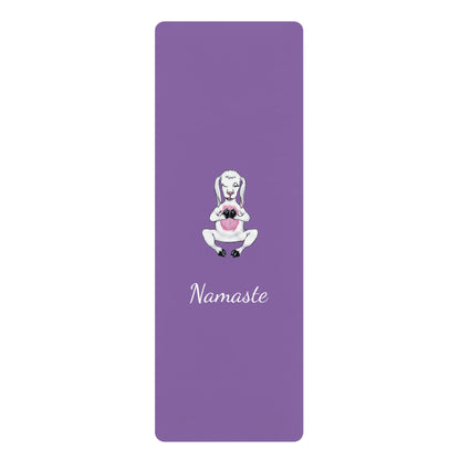 Yoga Workout Meditation Pilates Rubber Mat | Anti-Slip Fitness Mat for Yoga & Gym

