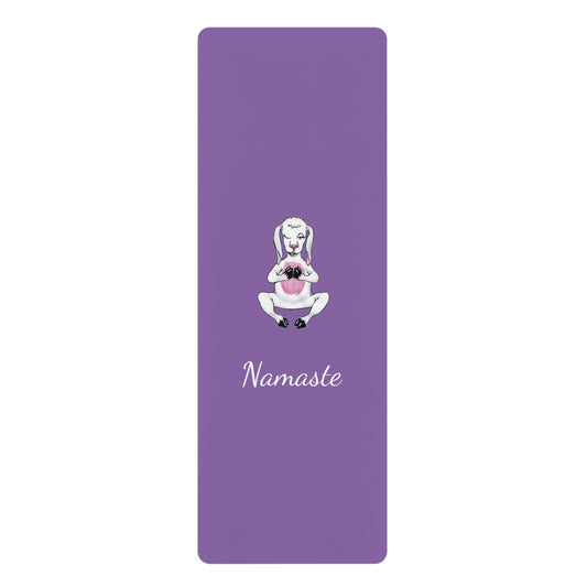 Yoga Workout Meditation Pilates Rubber Mat | Anti-Slip Fitness Mat for Yoga & Gym

