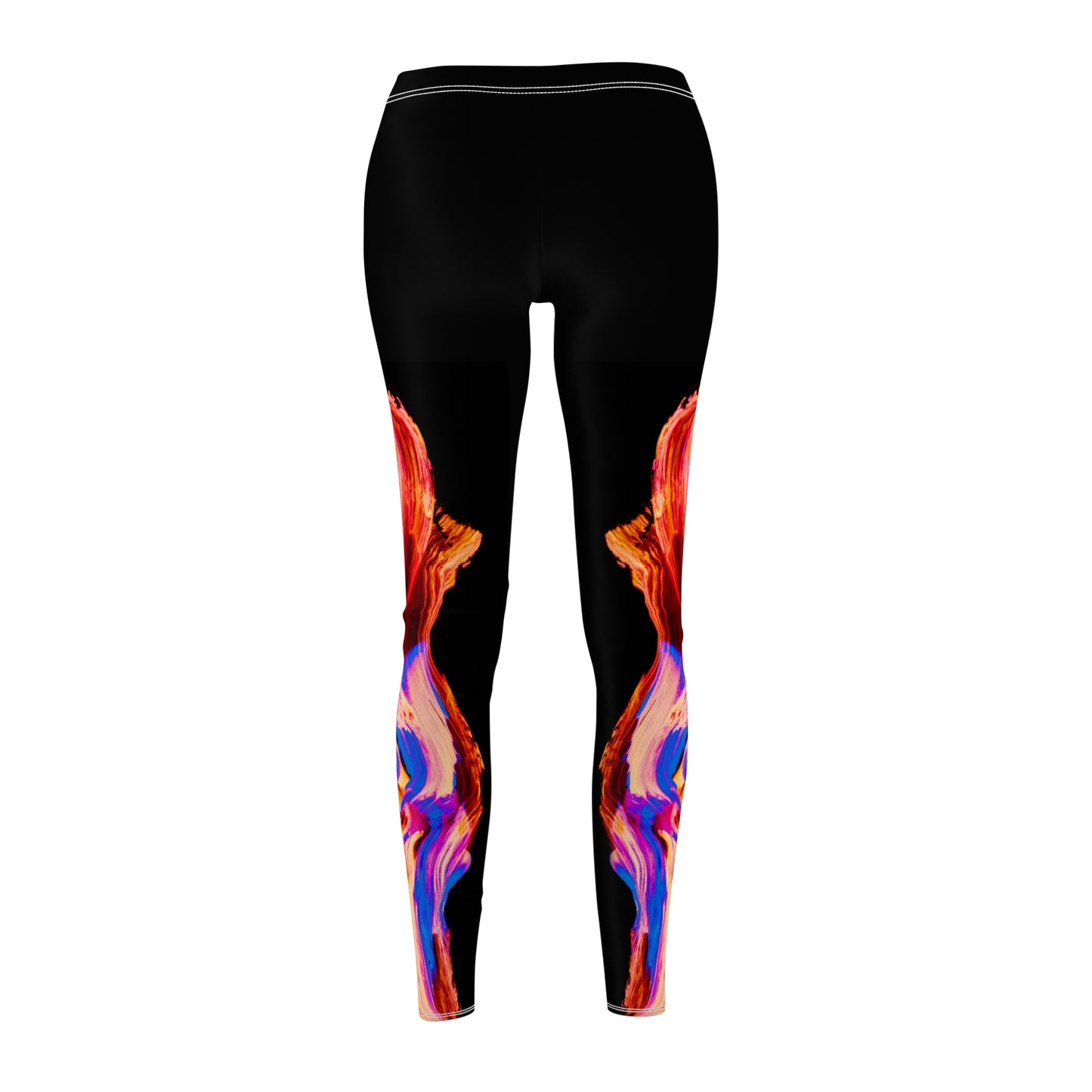 Vibrant Abstract Leggings for Women, Stylish Activewear, Comfortable Yoga Pants, Fitness Fashion, Dance Apparel