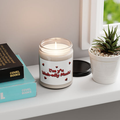 Valentine's Day Gift Candle | Immersive Aromas Scented Candle in 9oz Glass Jar with 100% Soy Wax Blend