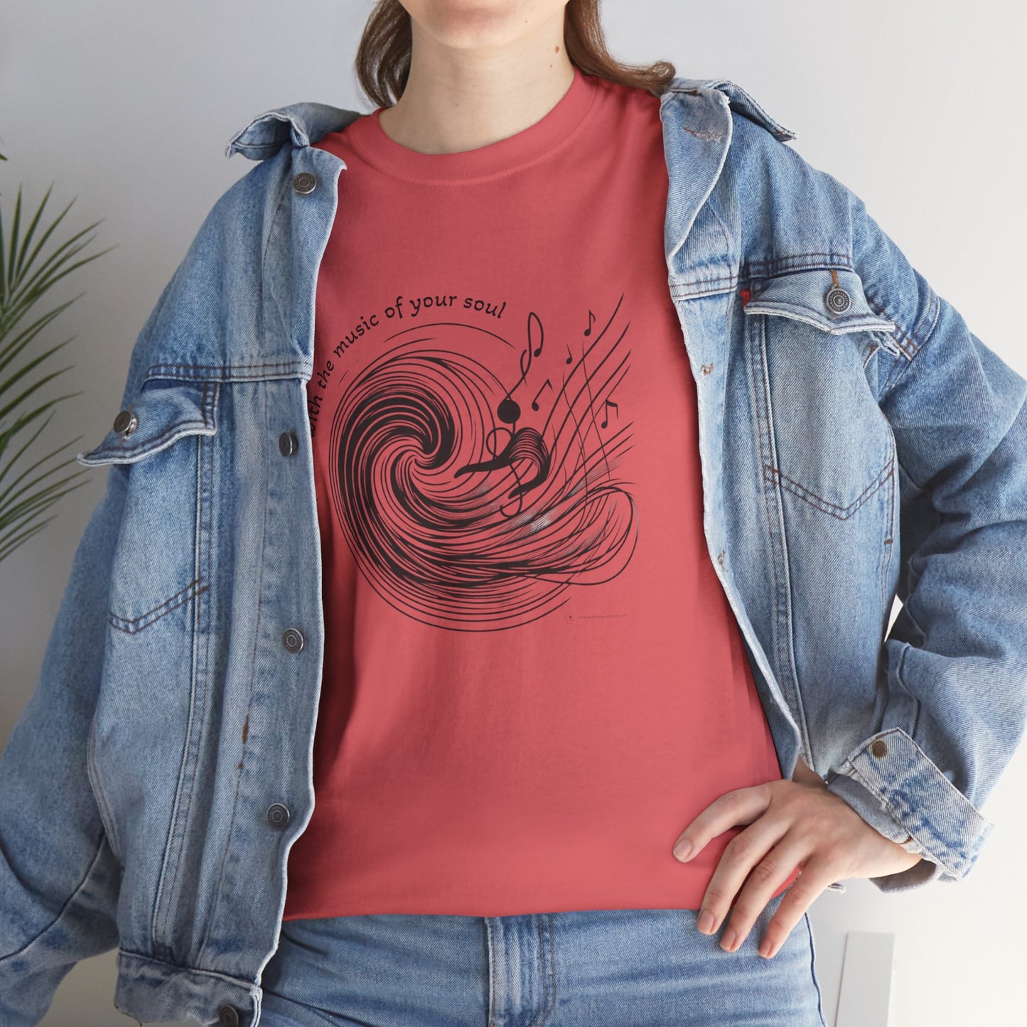 Wave Art Unisex Heavy Cotton Tee, Beach Lover Gift, Surfing T-Shirt, Summer Vibes Shirt, Ocean Aesthetic Apparel, Casual Wear