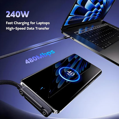 240W PowerStand Pro™: Fast Charging Cable & Stand | Eliminate Desk Clutter & Tech Neck