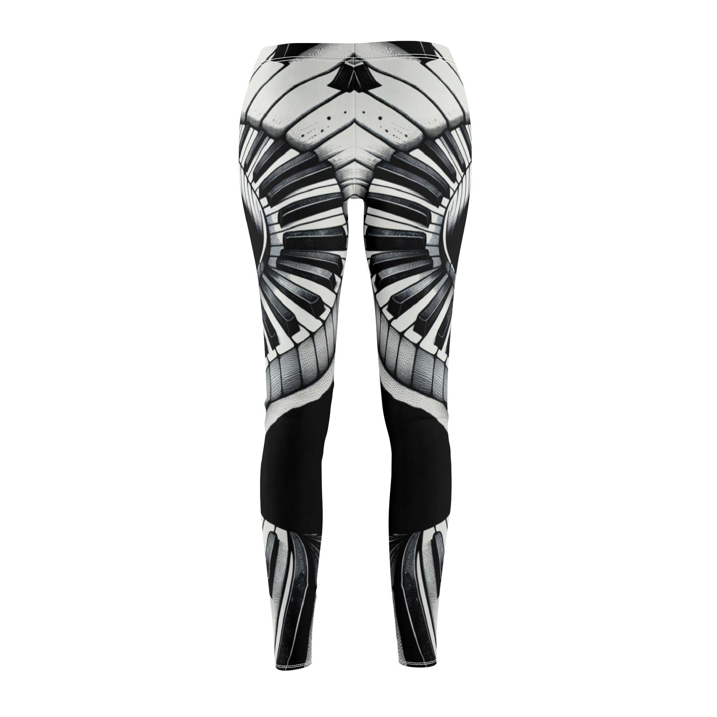 Piano-Themed Women's Leggings for Musicians, Perfect for Yoga, Dance, or Casual Wear | Unique Gift Idea, Stylish Activewear, Music
