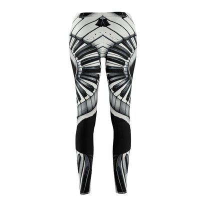 Piano-Themed Women's Leggings for Musicians, Perfect for Yoga, Dance, or Casual Wear | Unique Gift Idea, Stylish Activewear, Music