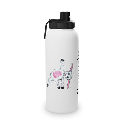 Stainless Steel Water Bottle, Sports Lid,Yoga goat water bottle, goat yoga water bottle, funny water bottle, gift for mom, gift for her