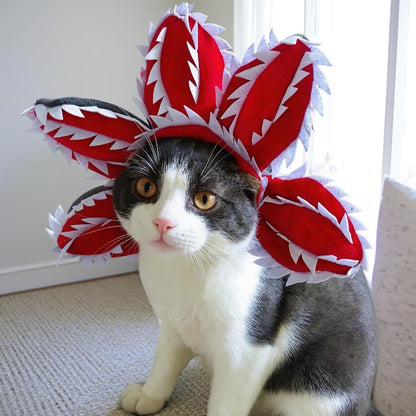 Demogrowl™ Funny Dog Flower Costume Hat