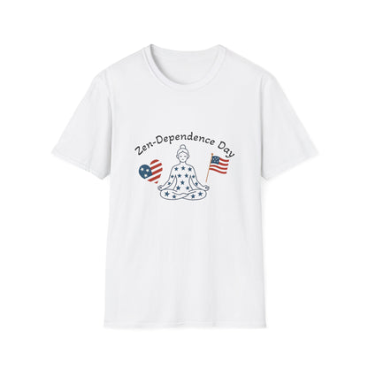 Relaxed Zen T-Shirt - Mindful July 4th Gift, Unisex Comfort

