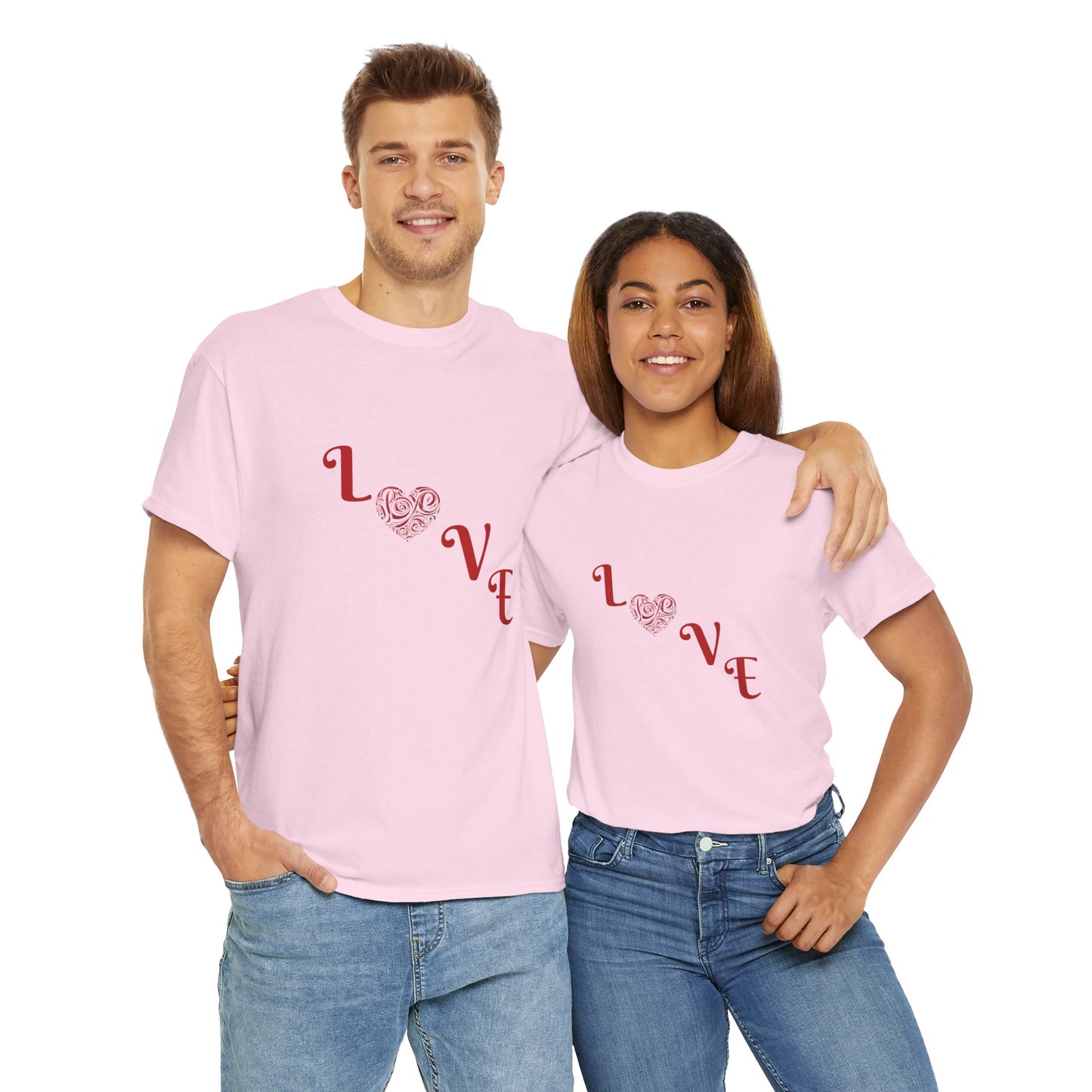 Love | Unisex Heavy Cotton Tee | Valentines day T-Shirt
