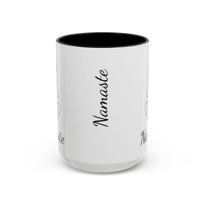 Accent Coffee Mug (11, 15oz), Yoga goat mug, goat yoga mug, funny mug, gift for mom, gift for her, yoga gift mug