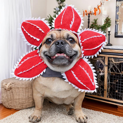 Demogrowl™ Funny Dog Flower Costume Hat