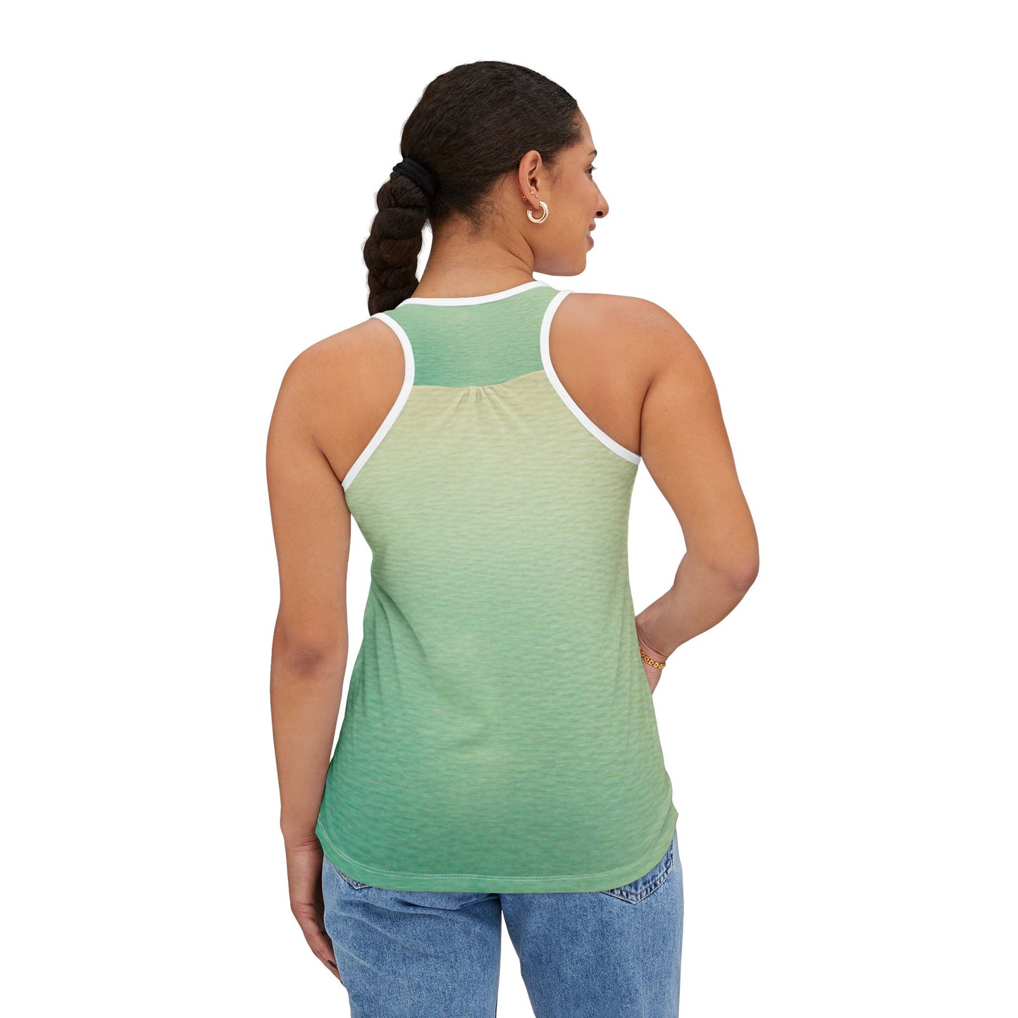 Serene Yin Yang Women's Tank Top, Yoga Tank, Spiritual Apparel, Workout Top, Boho Style, Gift for Her, Mindfulness Wear