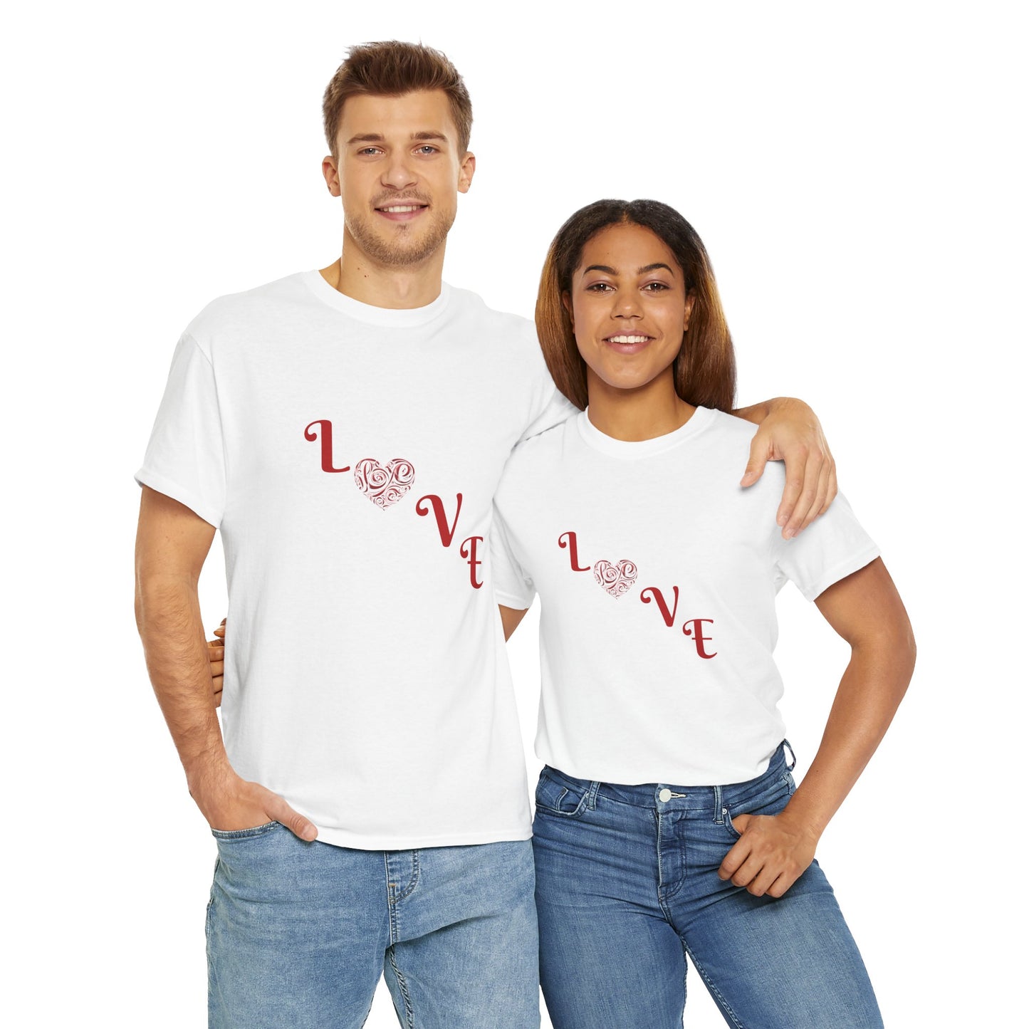 Love | Unisex Heavy Cotton Tee | Valentines day T-Shirt