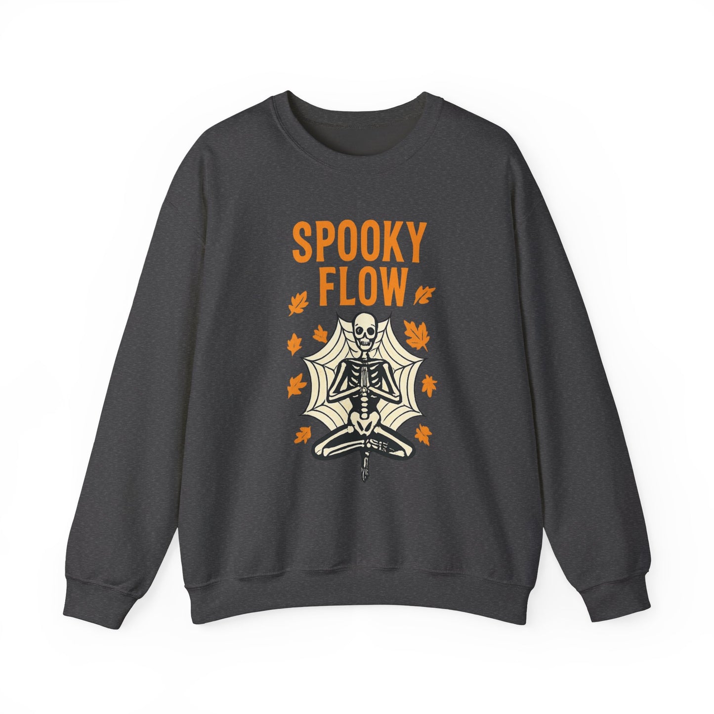 Spooky Flow Halloween Sweatshirt - Cozy Fall Pullover | Unisex Haunted Autumn Crewneck