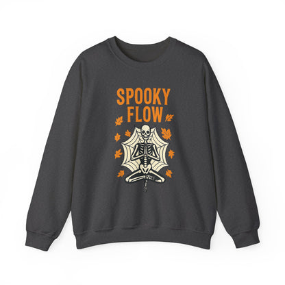 Spooky Flow Halloween Sweatshirt - Cozy Fall Pullover | Unisex Haunted Autumn Crewneck