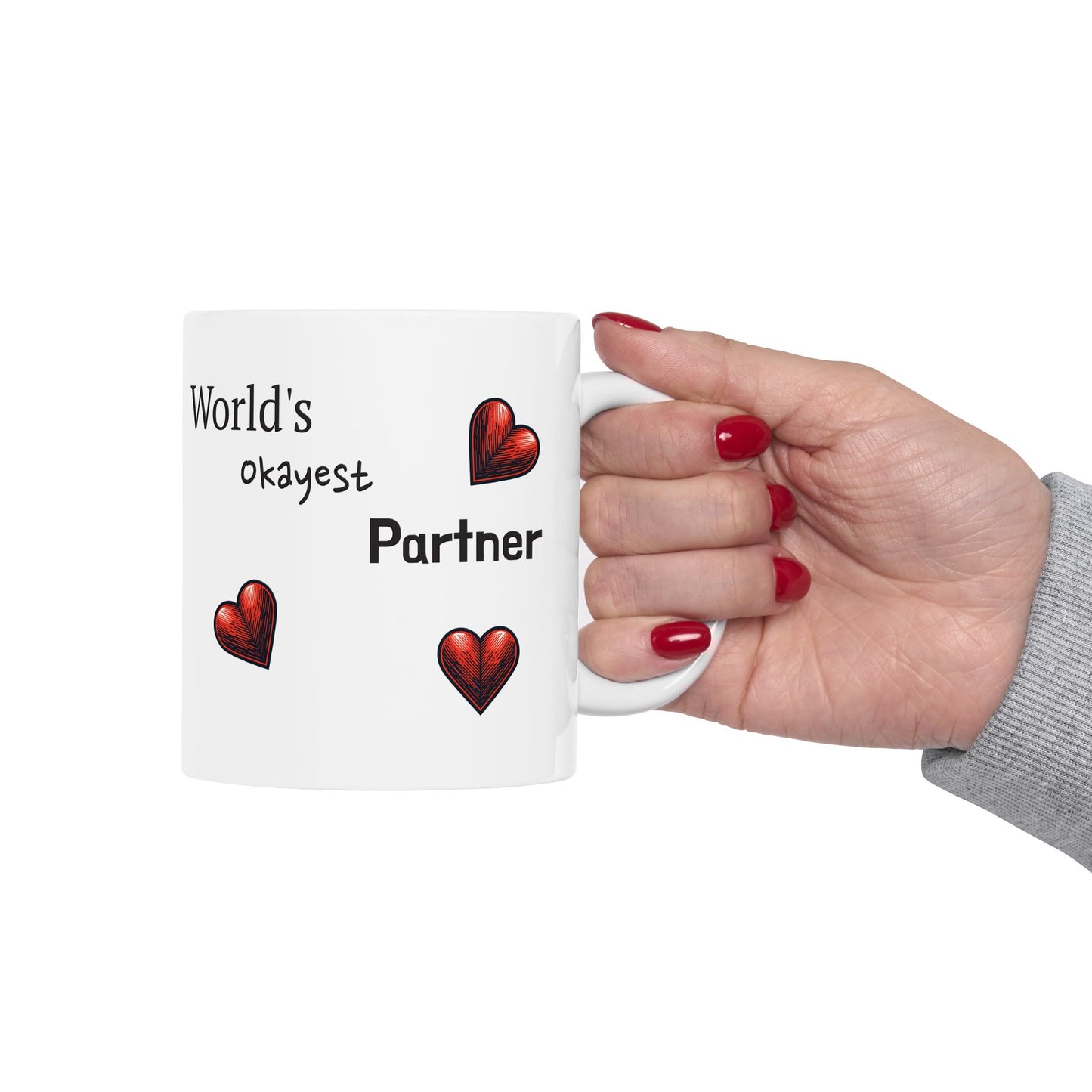 Valentines Day Ceramic Gift Mug, (11oz, 15oz) | Perfect Gift for Valentine's Day