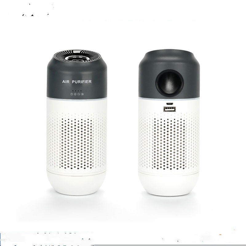 Mini Car Air Purifier - Portable USB Air Cleaner | Odor Eliminator for Vehicle & Home