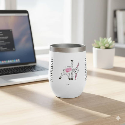 Chill Wine Tumbler,Yoga goat tumbler, goat yoga tumbler, funny tumbler, gift for mom, gift for her, yoga gift tumbler