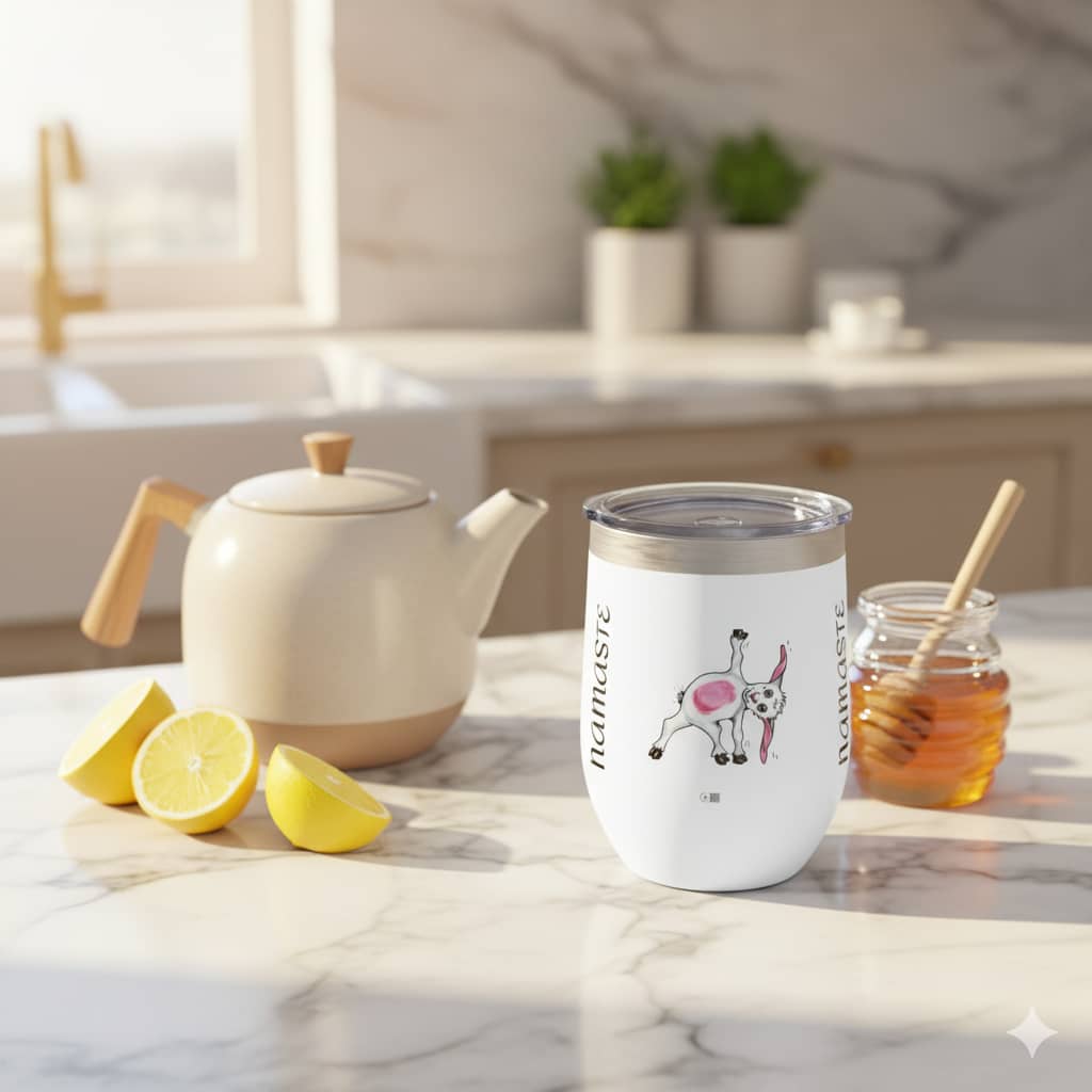 Chill Wine Tumbler,Yoga goat tumbler, goat yoga tumbler, funny tumbler, gift for mom, gift for her, yoga gift tumbler