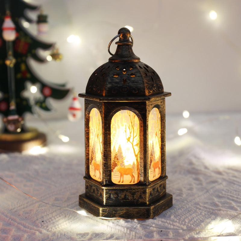Christmas Decoration Portable Electronic Small Night Lamp Ornaments