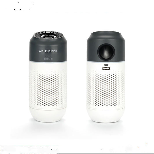 Mini Car Air Purifier - Portable USB Air Cleaner | Odor Eliminator for Vehicle & Home