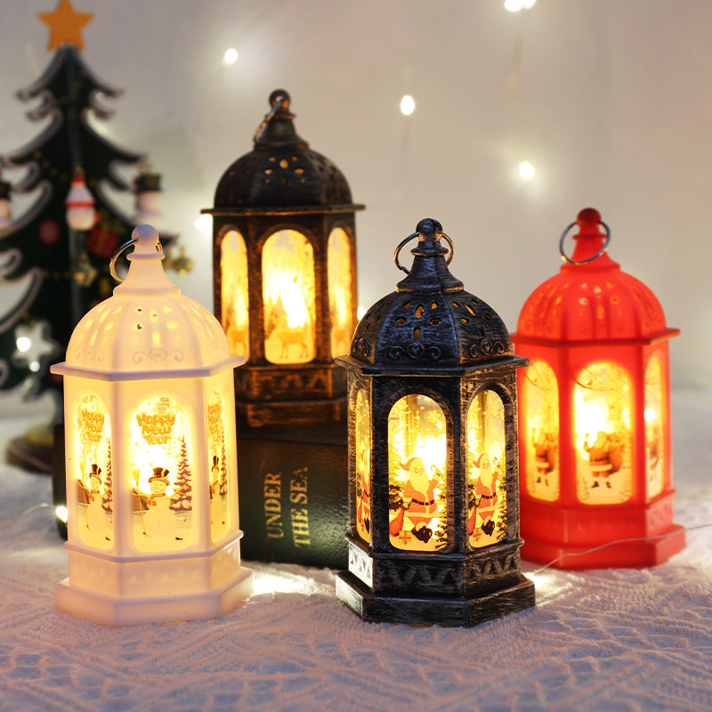 Christmas Decoration Portable Electronic Small Night Lamp Ornaments